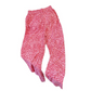 🌞Fris De Lente In Met 50% Korting!🌸Roze Panterprint Plissé Broek - Wijde Pijpen & Elastische Taille - Kreukvrij & Ademend