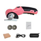 🌞Fris De Lente In Met 50% Korting!✂️Draadloze Elektrische Stofschaar - 2000mAh Oplaadbaar - Met LED-licht & Veiligheidsslot - Voor Stof, Leer & Karton - Ergonomisch & RSI-vrij
