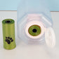 🌞Fris De Lente In Met 50% Korting!🐾3-in-1 Draagbare Drinkfles voor Honden - Inclusief Voerbak & Poepzakjes Dispenser - 100% Lekvrij & BPA-vrij
