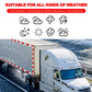 🌞Fris De Lente In Met 50% Korting!🚛Reflecterende Veiligheidstape Rood-Wit - Hoogste Zichtbaarheid - Voor Vrachtwagen, Trailer & Aanhanger - Weerbestendig & UV-vrij