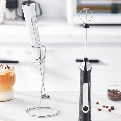 🌞Fris De Lente In Met 50% Korting!☕Mini Draagbare Elektrische Melkopschuimer – 3 Snelheden, USB Oplaadbaar, Compact & Stil, Perfect voor Cappuccino en Latte