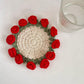 Handmade Floral Yarn Coasters