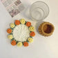 Handmade Floral Yarn Coasters