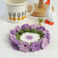 Handmade Floral Yarn Coasters
