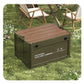 🌞Fris De Lente In Met 50% Korting!🏕️Inklapbare Camping Opbergbox met Houten Deksel – 30L Organizer en Tafel in Eén