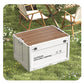 🌞Fris De Lente In Met 50% Korting!🏕️Inklapbare Camping Opbergbox met Houten Deksel – 30L Organizer en Tafel in Eén