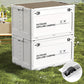 🌞Fris De Lente In Met 50% Korting!🏕️Inklapbare Camping Opbergbox met Houten Deksel – 30L Organizer en Tafel in Eén