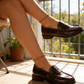 🌞Fris De Lente In Met 50% Korting!👞Klassieke Dames Penny Loafers met Lage Blokhak – Comfortabele Antislip Schoenen voor Werk en Dagelijks Gebruik