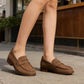 🌞Fris De Lente In Met 50% Korting!👞Klassieke Dames Penny Loafers met Lage Blokhak – Comfortabele Antislip Schoenen voor Werk en Dagelijks Gebruik