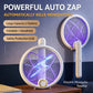 🌞Fris De Lente In Met 50% Korting!🦟Opvouwbare 2-in-1 Elektrische Muggenmepper met UV-Lamp – Oplaadbare Muggenzapper voor Thuis en Camping