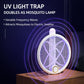 🌞Fris De Lente In Met 50% Korting!🦟Opvouwbare 2-in-1 Elektrische Muggenmepper met UV-Lamp – Oplaadbare Muggenzapper voor Thuis en Camping