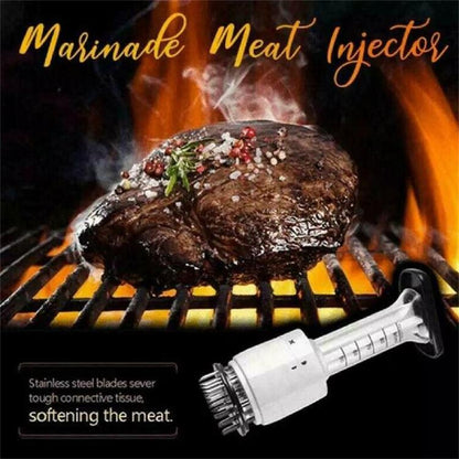 🌞Fris De Lente In Met 50% Korting!🥩2-in-1 Vleesvermalser en Marinade Injector – Voor Mals, Sappig en Vol Smaak BBQ- en Braadvlees