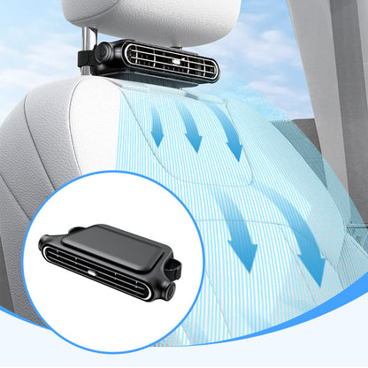 🌞Fris De Lente In Met 50% Korting!🚗Autostoel Ventilator voor Hoofdsteun – Verstelbare 3-Standen Koelventilator voor Auto en Achterbank