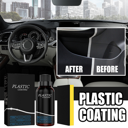 ❄️Zomerfresh 50% Korting! 🚗Auto Plastic Coating Set – Diep Herstel & Bescherming voor Dashboard, Deurpanelen en Kunststof Oppervlakken