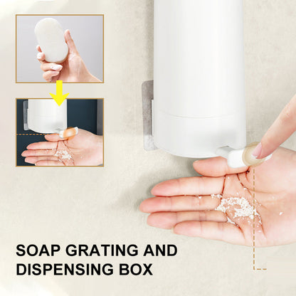 🌞Fris De Lente In Met 50% Korting!🧼Zeep Rasp Dispenser voor Wandmontage – Hygiënische Zeepvlokken Houder zonder Boren voor Badkamer en Keuken