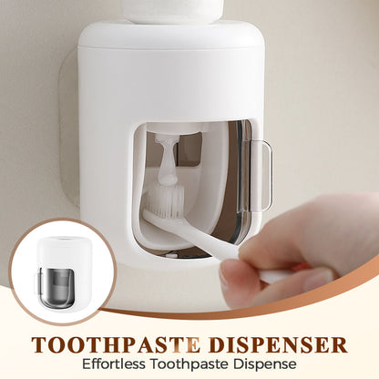 🌞Fris De Lente In Met 50% Korting!🦷Automatische Tandpastadispenser zonder Boren – Hygiënische Wanddispenser voor Badkamer, Kinderen en Gezin