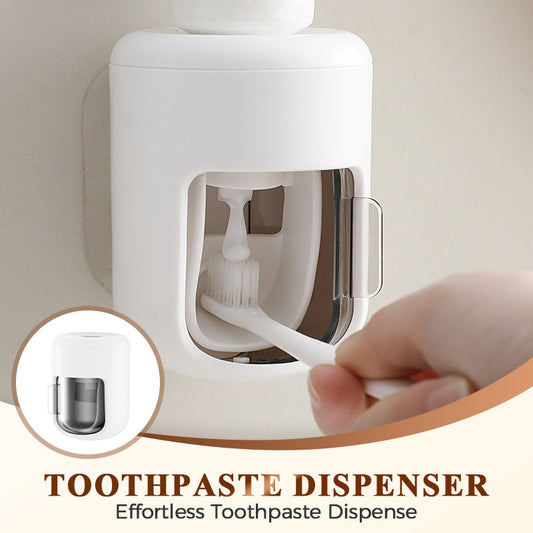 🌞Fris De Lente In Met 50% Korting!🦷Automatische Tandpastadispenser zonder Boren – Hygiënische Wanddispenser voor Badkamer, Kinderen en Gezin