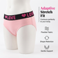 Women's Cotton Blend "LOVE" Waistband Panties