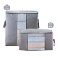❄️Zomerfresh 50% Korting!👕Grote Opbergtas voor Kleding & Dekbedden – Seizoensopslag Box met Kijkvenster en Handgrepen