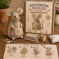 ❄️Zomerfresh 50% Korting!🐭DIY Patchwork Muis Naaiset – Complete Beginnersvriendelijke Knutselset met Stoffen, Vulling & Handleiding
