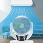 ❄️Zomerfresh 50% Korting!🌞4-in-1 Solar Campingventilator met LED-lamp – Oplaadbare Ventilator met Zonnepaneel, USB en Powerbankfunctie