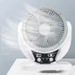 ❄️Zomerfresh 50% Korting!🌞4-in-1 Solar Campingventilator met LED-lamp – Oplaadbare Ventilator met Zonnepaneel, USB en Powerbankfunctie