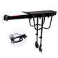 ❄️Zomerfresh 50% Korting!🚲Zware Aluminium Fietsbagagedrager Achter – Verstelbare Quick Release Drager tot 50 kg voor MTB, E-bike & Woon-Werkverkeer