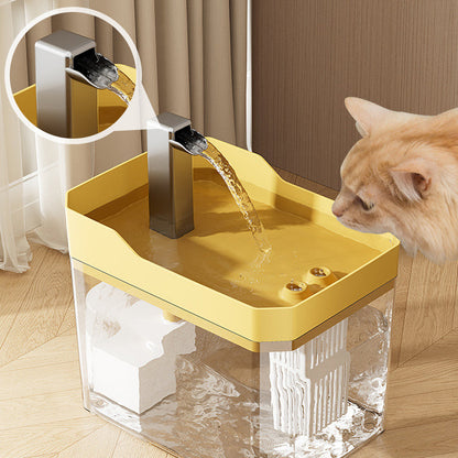 ❄️Zomerfresh 50% Korting!🐱Automatische Katten Drinkfontein 1.5L – Stil Waterfontein met Circulerend Stromend Water voor Gezonde Hydratatie