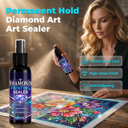 ❄️Zomerfresh 50% Korting!💎Diamond Painting Sealer Spray – Permanente Bescherming & Hoogglans Afwerking – Sneldrogende Lijm Fixeer Spray voor Diamond Art (Anti-vergeling, Kristalhelder)