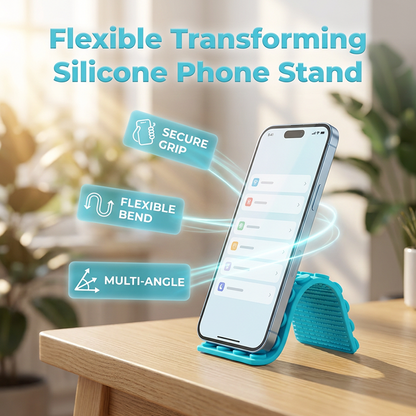 ❄️Zomerfresh 50% Korting!📱FlexGrip™ Siliconen Telefoonstandaard met Zuignappen – Opvouwbaar, Wasbaar & Handsfree Kijken Overal
