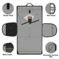 ❄️Zomerfresh 50% Korting!🧳4-in-1 Reistas met Kledinghoes – 53L Opvouwbare Garment Bag voor Pakken, Jurken & Weekendtrips