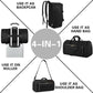 ❄️Zomerfresh 50% Korting!🧳4-in-1 Reistas met Kledinghoes – 53L Opvouwbare Garment Bag voor Pakken, Jurken & Weekendtrips