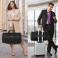 ❄️Zomerfresh 50% Korting!🧳4-in-1 Reistas met Kledinghoes – 53L Opvouwbare Garment Bag voor Pakken, Jurken & Weekendtrips
