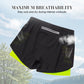 ❄️Zomerfresh 50% Korting!🏃2-in-1 Hardloopshort met Binnenbroek – Ademend, Licht & Met Veilige Telefoon- en Ritszakken