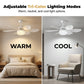 ❄️Zomerfresh 50% Korting!✨2-in-1 LED Plafondventilator met E27-Fitting – Verlichting, Verkoeling & Afstandsbediening in Eén
