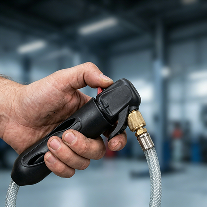 CO2 Inflator Head with Press Button Valve