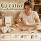 ❄️Zomerfresh 50% Korting!🧵DIY Haakarmband Set met Kralen – Compleet Sieradenpakket voor Bloemen, Vlinders & Botanische Armbanden