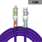 ❄️Zomerfresh 50% Korting!🔌4-in-1 LED Laadkabel – Universele Snellaadkabel met Verlichte Connector voor Telefoon, Tablet & Auto