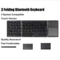❄️Zomerfresh 50% Korting!💻Opvouwbaar Bluetooth-Toetsenbord met Touchpad – Draadloos Reis Toetsenbord voor iPad, Tablet, Laptop & Smartphone