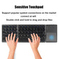 ❄️Zomerfresh 50% Korting!💻Opvouwbaar Bluetooth-Toetsenbord met Touchpad – Draadloos Reis Toetsenbord voor iPad, Tablet, Laptop & Smartphone