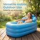 ❄️Zomerfresh 50% Korting!🛁Opblaasbaar Ligbad met Drielaagse Isolatie – Compact Draagbaar Spa-Bad voor Badkamer, Tuin & Camping