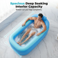 ❄️Zomerfresh 50% Korting!🛁Opblaasbaar Ligbad met Drielaagse Isolatie – Compact Draagbaar Spa-Bad voor Badkamer, Tuin & Camping