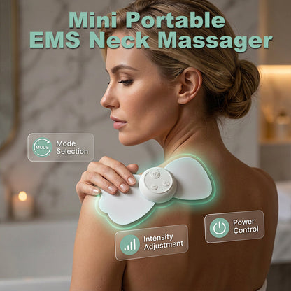 Mini Portable EMS Neck Massager