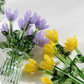 ❄️Zomerfresh 50% Korting!🌷Mini Glazen Bloemenboeket met Vaasje – Elegante Decoratie voor Bureau, Vensterbank & Cadeau