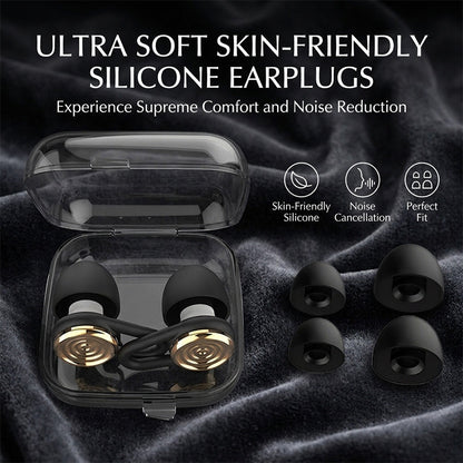 ❄️Zomerfresh 50% Korting!🎧Herbruikbare Siliconen Oordopjes – Zachte Geluidsdempende Earplugs voor Slapen, Reizen, Studeren & Werken