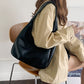 ❄️Zomerfresh 50% Korting!✨Ruime Dames Schoudertas in PU-Leren Look – Zachte Hobo Tas met Magnetische Sluiting voor Werk & Dagelijks Gebruik