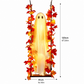 ❄️Zomerfresh 50% Korting!👻Hangend Halloween Spook met LED-Verlichting – Herfstdecoratie met Esdoornbladeren voor Voordeur, Veranda & Feest