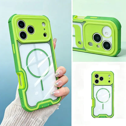 ❄️Zomerfresh 50% Korting!📱Magnetisch Schokbestendig Telefoonhoesje – Armor Case met Versterkte Hoeken en Camera Bescherming
