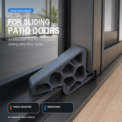 ❄️Zomerfresh 50% Korting!☀️Railstopper voor Schuifdeuren en Ramen – Compacte Deurstopper voor Balkon-, Terras- en Schuifrailen