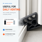 ❄️Zomerfresh 50% Korting!☀️Railstopper voor Schuifdeuren en Ramen – Compacte Deurstopper voor Balkon-, Terras- en Schuifrailen